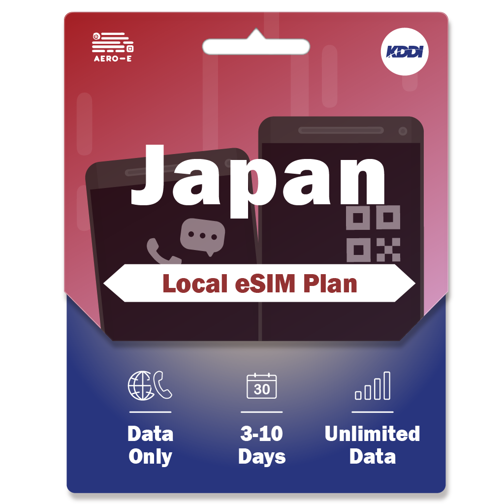 Japan KDDI eSIM Unlimited 5G/4G data