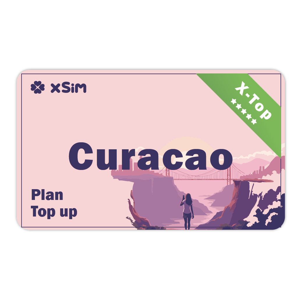 【X-Top】Curacao Top Up 2GB/Day for 1-30 days for XSIM