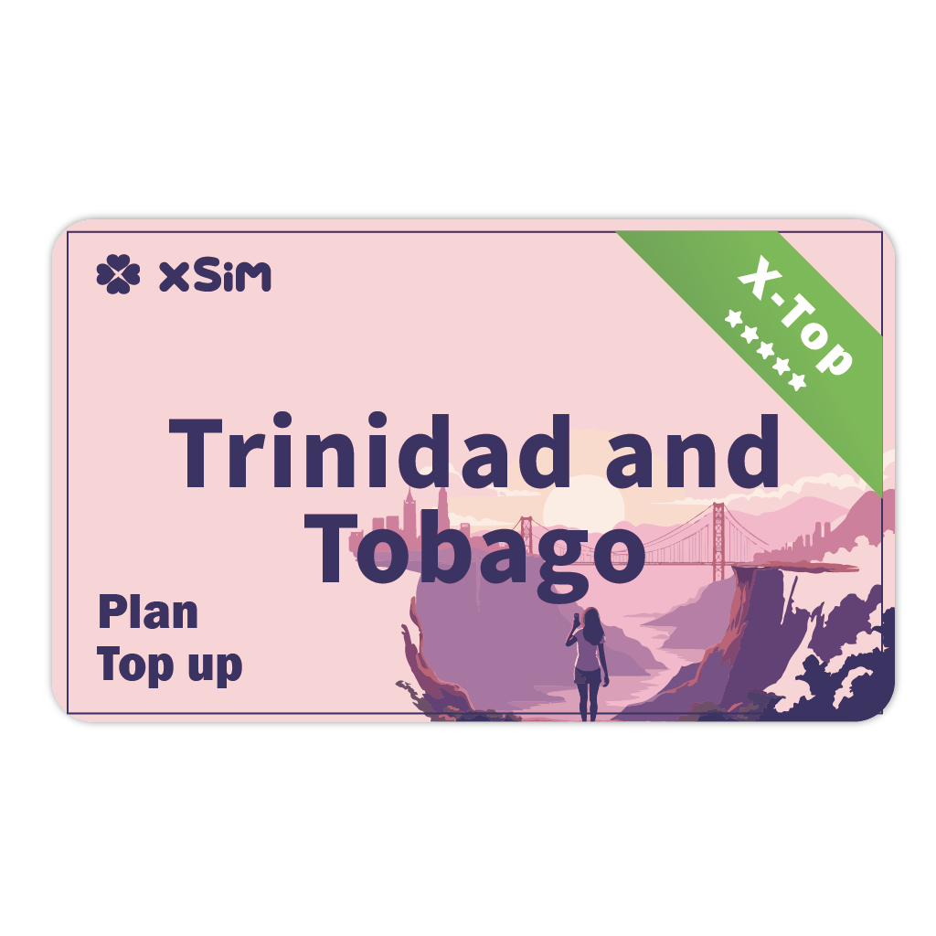 【X-Top】Trinidad and Tobago Top Up 2GB/Day for 1-30 days for XSIM