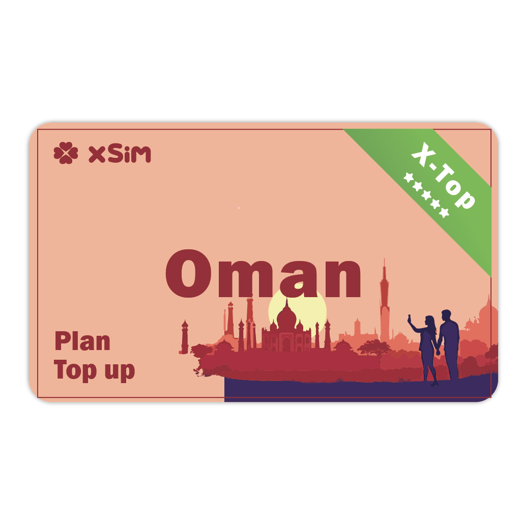 【X-Top】Oman Top Up 1GB/Day for 1-30 days for XSIM