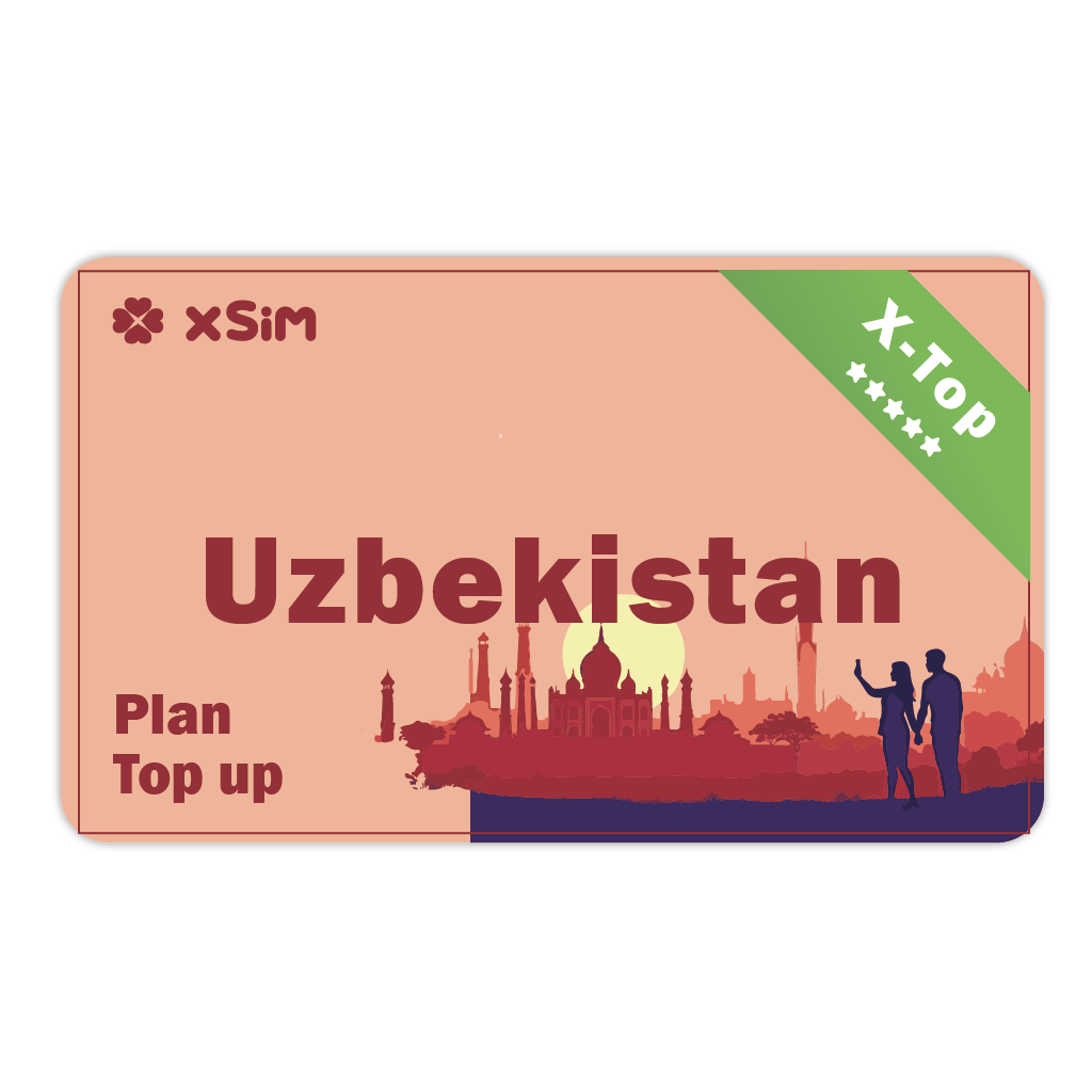 【X-Top】Uzbekistan Top Up 1GB/Day for 1-30 days for XSIM